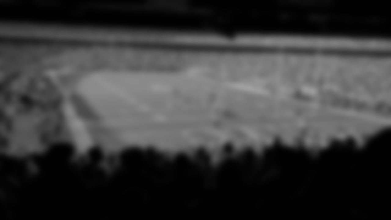 Looking onto the field during an NFL football game against the Cleveland Browns, Sunday, September 12, 2021 in Kansas City.