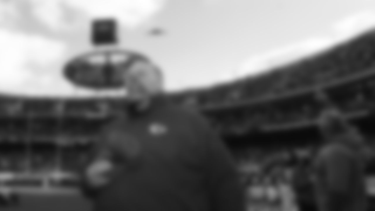 Kansas City Chiefs Head Coach Andy Reid on the field prior to an NFL Divisional Round Playoff game, Sunday, Jan. 17, 2021 in Kansas City.