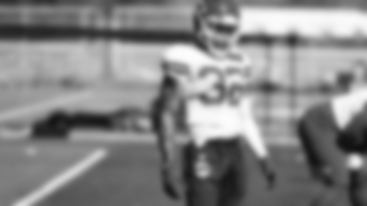 Kansas City Chiefs Safety Tyrann Mathieu (32) during Week 6 preparation for the Buffalo Bills.