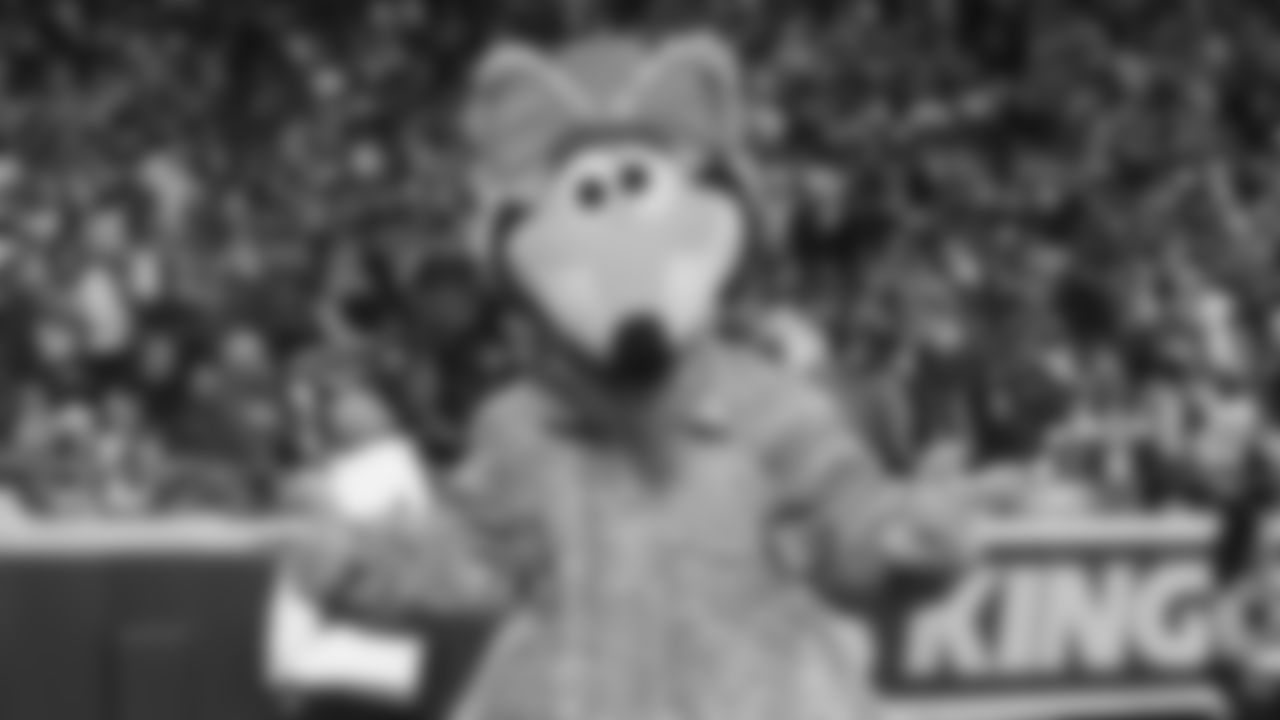 KC Wolf during an NFL football game against the Dallas Cowboys, Sunday, November 21, 2021 in Kansas City.