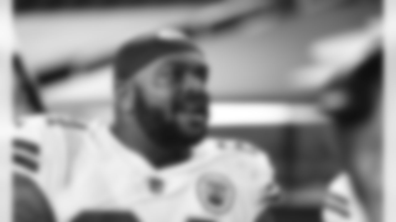 Kansas City Chiefs defensive tackle Mike Pennel (64) prior to an NFL football game against the Las Vegas Raiders at Allegiant Stadium on November 22, 2020