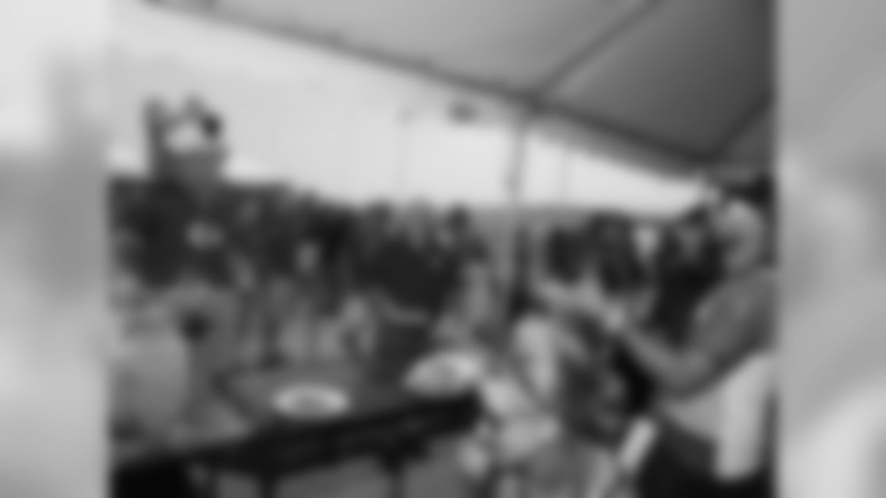 Kansas City Chiefs Season Ticket Members were treated to a pancake breakfast by Chris Cakes prior to practice at Training Camp on August 5, 2018 at Missouri Western State University in St. Joseph, Missouri.