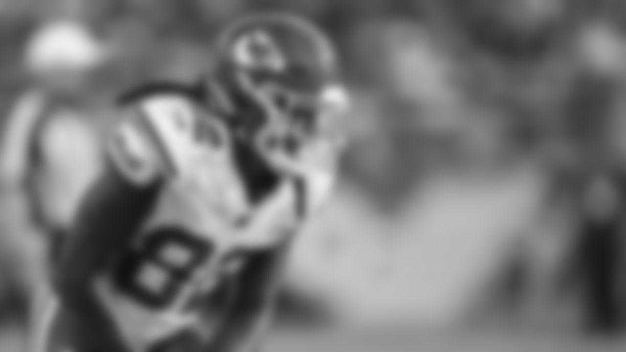 Kansas City Chiefs wide receiver Daurice Fountain (82) during preseason game one against the San Francisco 49ers, Saturday, Aug. 14th, 2021.