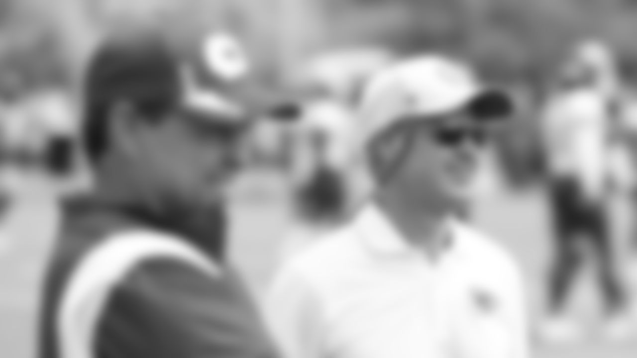 Kansas City Chiefs Chairman, CEO, and Owner Clark Hunt during day two at Kansas City Chiefs mini camp practice.
