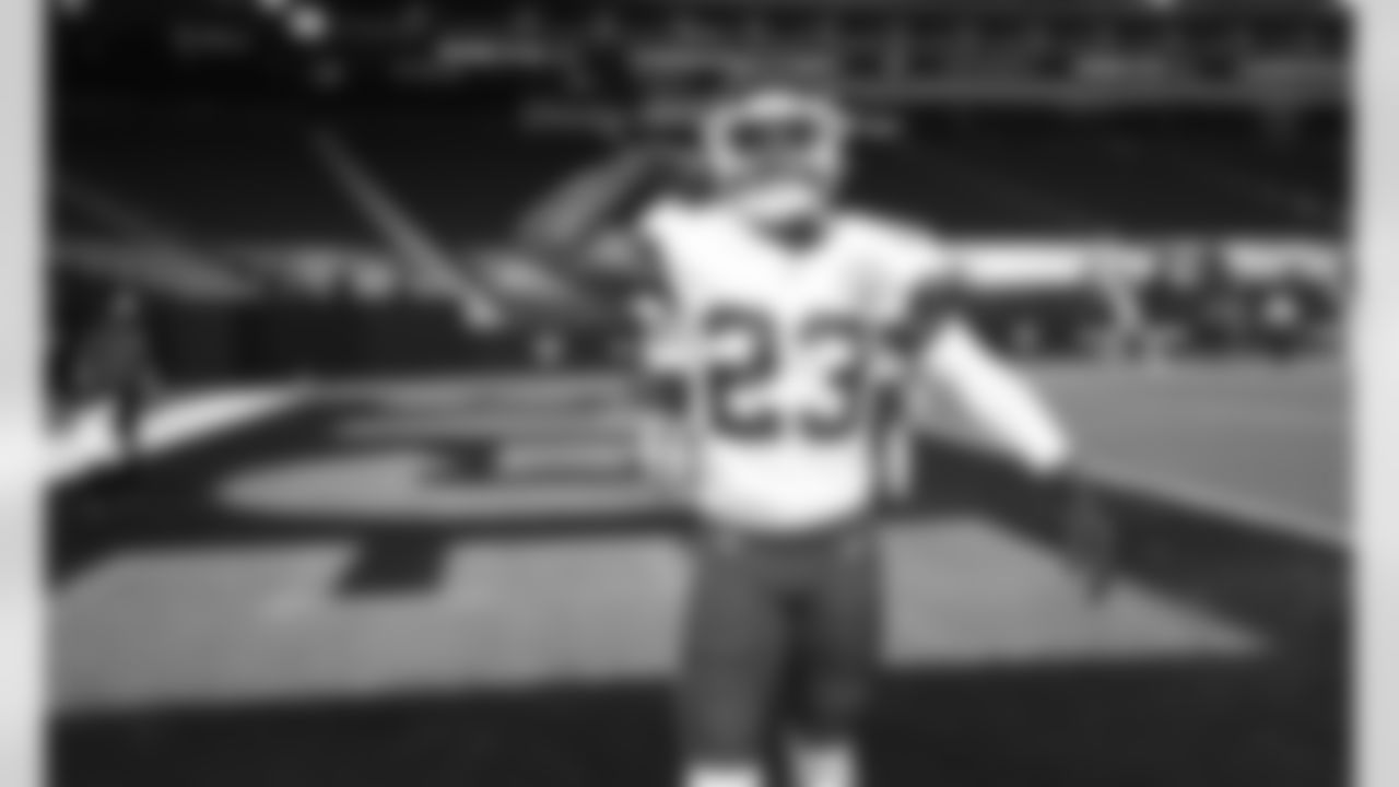 Kansas City Chiefs safety Armani Watts (23) prior to an NFL football game against the Las Vegas Raiders at Allegiant Stadium on November 22, 2020