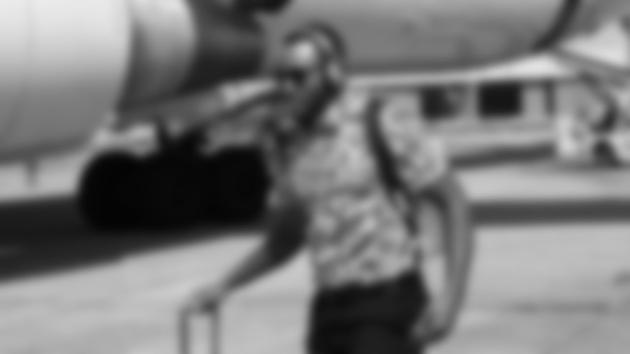 The Kansas City Chiefs arrive in Pittsburgh as they prepare to face the Steelers in game two of the preseason