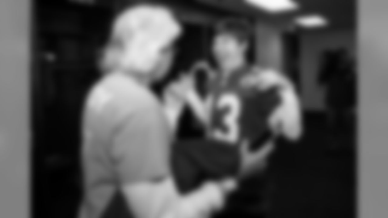 Athletes from Special Olympics KC, Special Olympics MO and YMCA Challenger received a customized locker room name plate and Chiefs jersey. Athletes then participated in a Football Fantasy Camp with Chiefs Rookies.