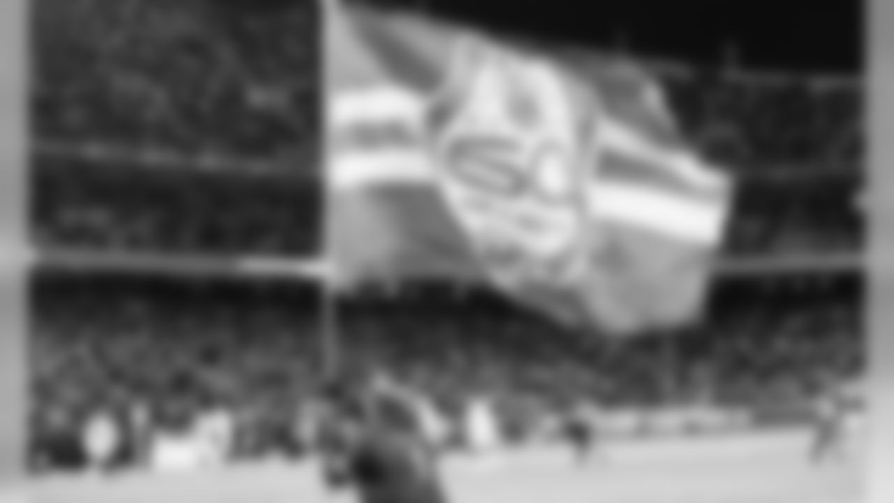 Flag Warriors during the game between the Kansas City Chiefs and Oakland Raiders at Arrowhead Stadium on December 1, 2019.