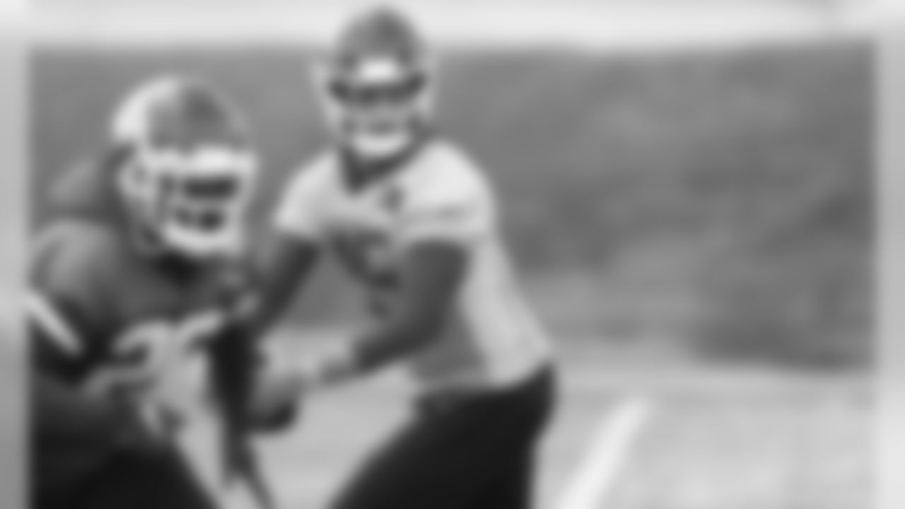 The Kansas City Chiefs practice to take on the Houston Texans.