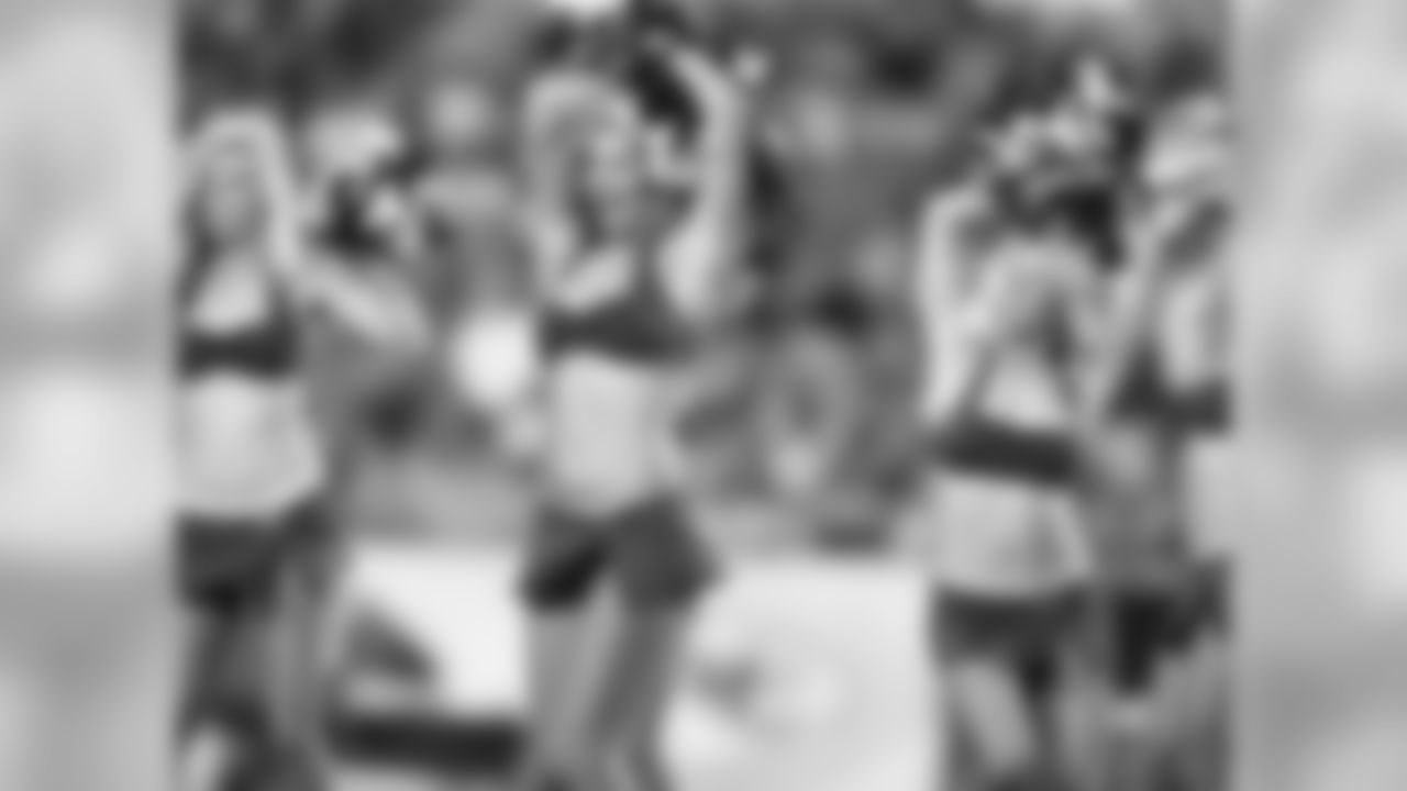 Kansas City Chiefs cheerleaders perform during the August 23, 2014 preseason home game.