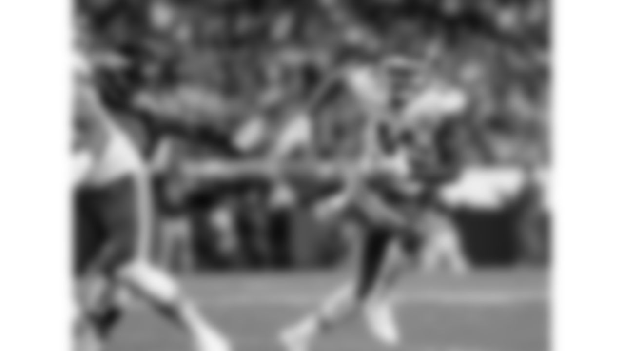 Kansas City Chiefs Wide Receiver Demarcus Robinson (11) during the game between the game between the Kansas City Chiefs and the Denver Broncos on October 17, 2019 at Empower Field at Mile High.