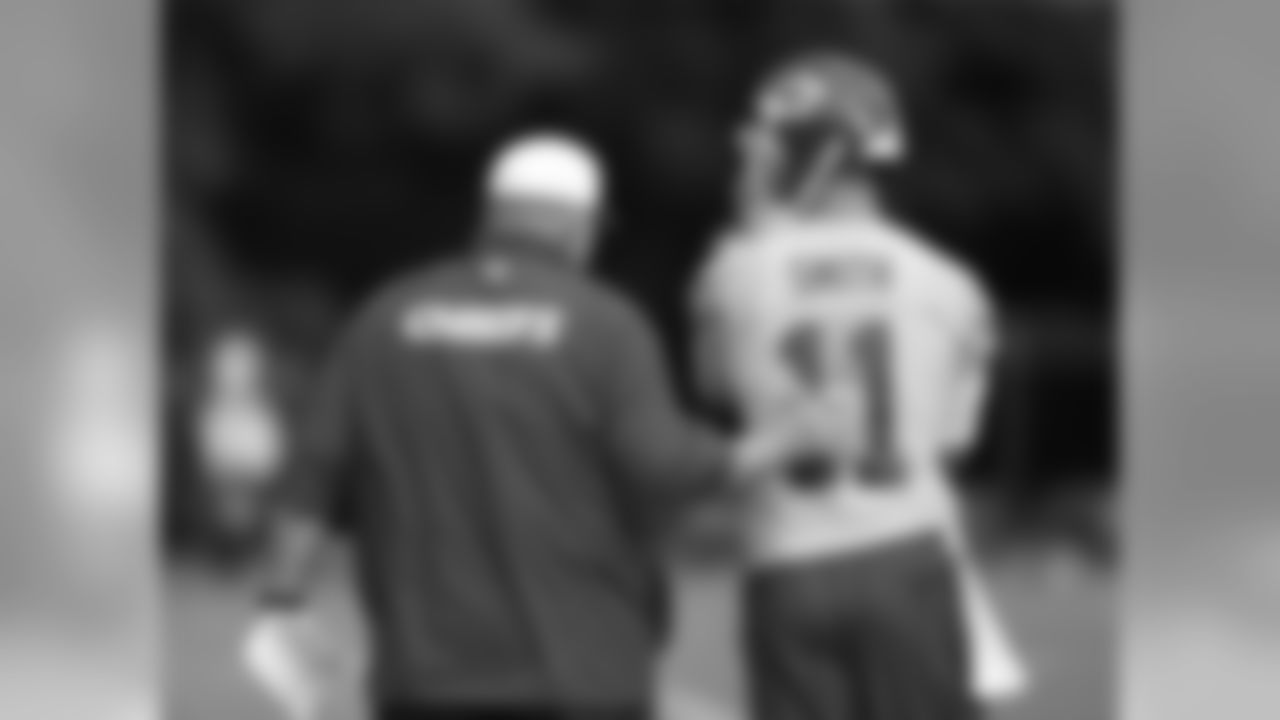 Coach Andy Reid and QB Alex Smith.