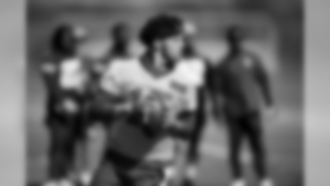 Kansas City Chiefs quarterback Patrick Mahomes (15) during practice on October 17, 2018