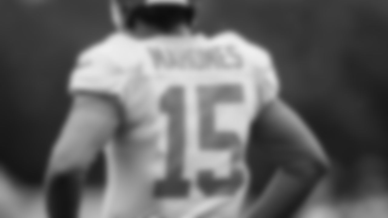 Kansas City Chiefs quarterback Patrick Mahomes (15) in action at Kansas City Chiefs Training Camp in St. Joseph, MO on Friday, August 4, 2023.