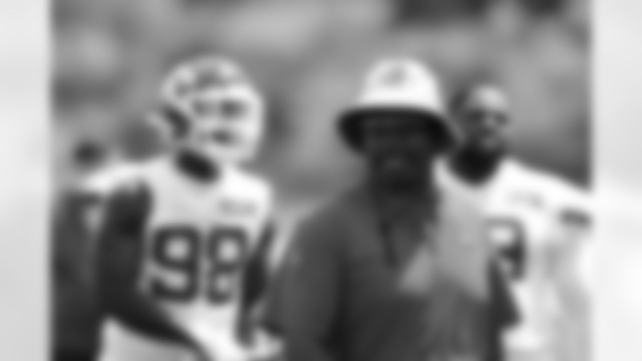 Kansas City Chiefs Defensive Backs Coach Dave Merritt during phase 3 workouts at the The University of Kansas Health System Training Complex.