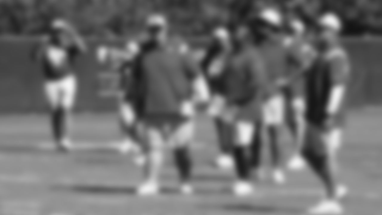 Kansas City Chiefs Head Coach Andy Reid during practice at the The University of Kansas Health System Training Complex.
