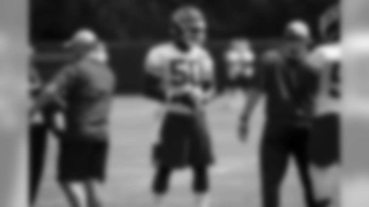 Kansas City Chiefs linebacker Justin Houston (50) during practice on 8/22/18