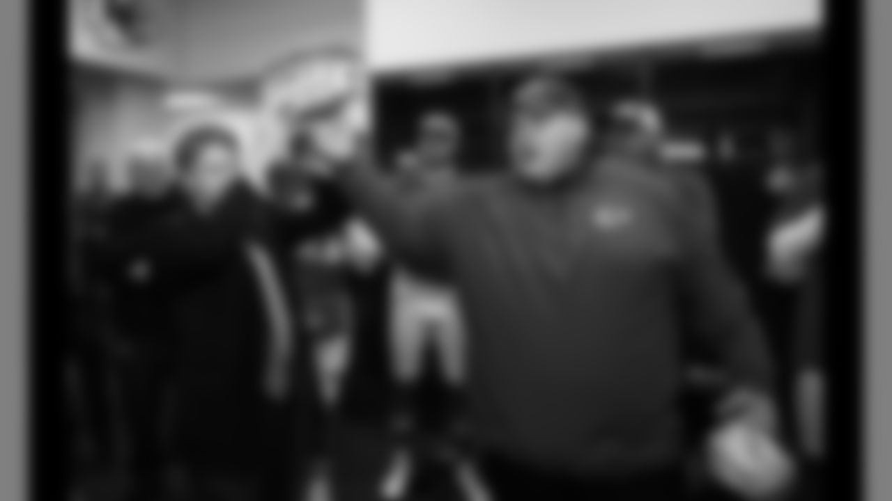 Kansas City Chiefs head coach Andy Reid after the game against the Oakland Raiders at Arrowhead Stadium on December 30, 2018.
