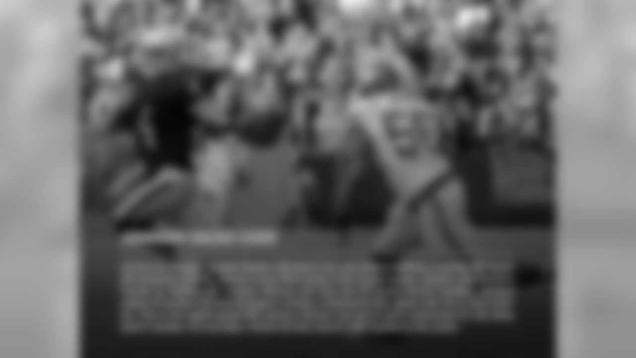 JOHNSON SACKS CARR: LB Derrick Johnson sacked Raiders QB Derek Carr just before halftime, marking his fourth QB takedown in 2015. Johnson owns 26.5 sacks in his 11-year career. Johnson also forced a fumble by Raiders RB Latavius Murray and now has 21 career forced fumbles. Johnson added 14 tackles (13 solo) in today's contest, marking his 31st game with 10 or more tackles. This is the eighth game this season Johnson has led or tied a teammate for the team lead in tackles. He now has a Chiefs all-time record 1,067 tackles in his career.