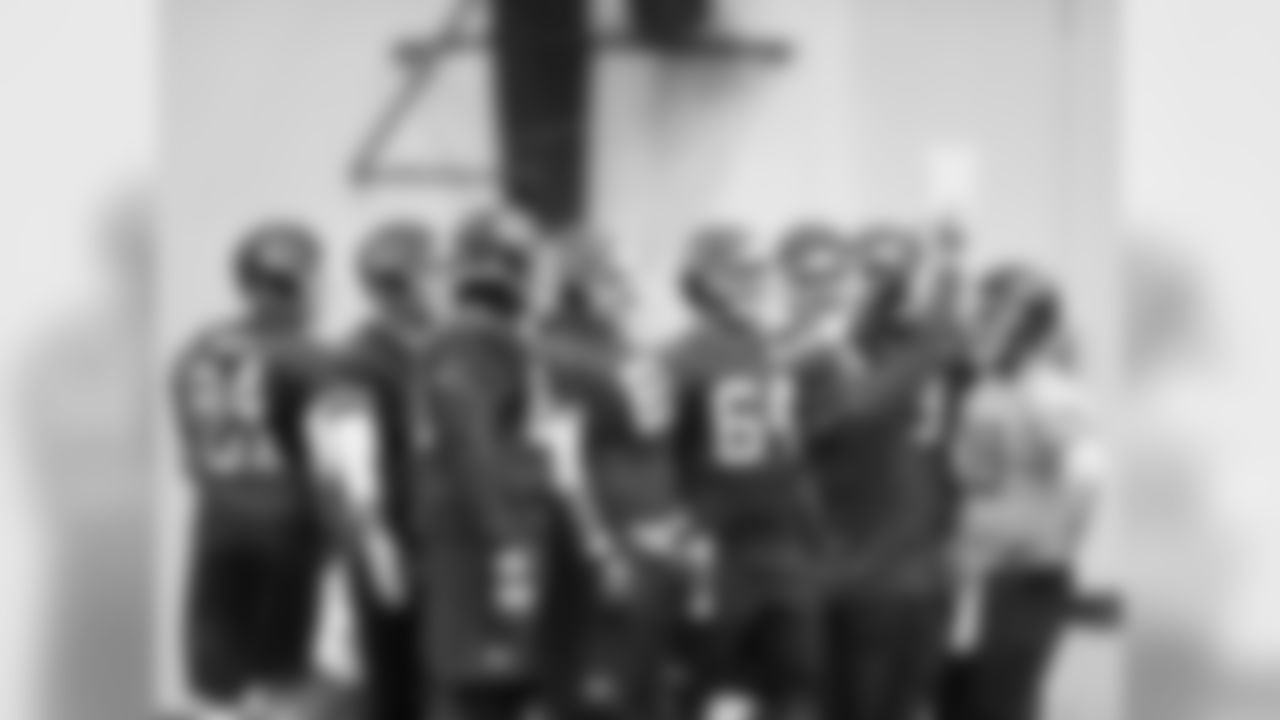 Kansas City Chiefs practice in the indoor practice facility on November 12, 2014 in preparation for their upcoming sunday game vs the Seahawks