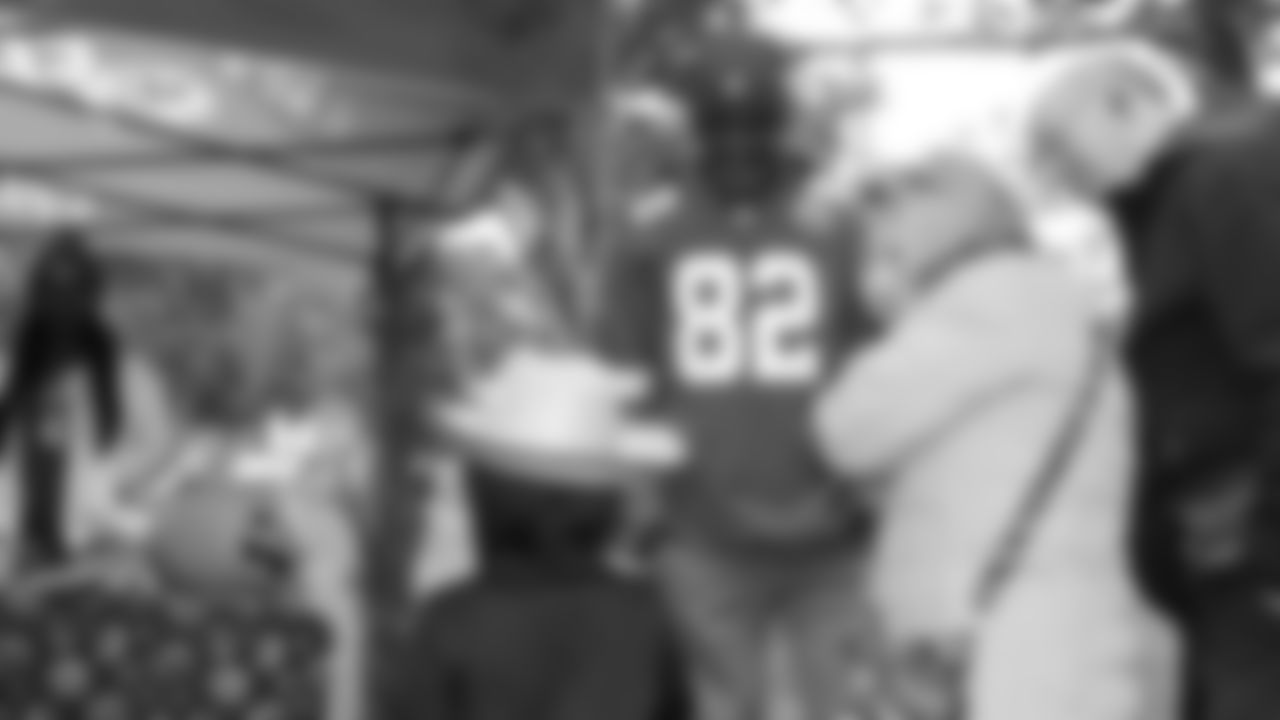 The Kansas City Chiefs visited the Deanna Rose Children's Farmstead on October 15, 2023.
