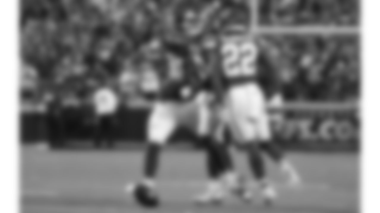 Kansas City Chiefs defensive end George Karlaftis (56), safety Justin Reid (20) and cornerback Trent McDuffie (22) during the Week 1 NFL Football Game against the Detroit Lions on September 7, 2023 at GEHA Field at Arrowhead Stadium.