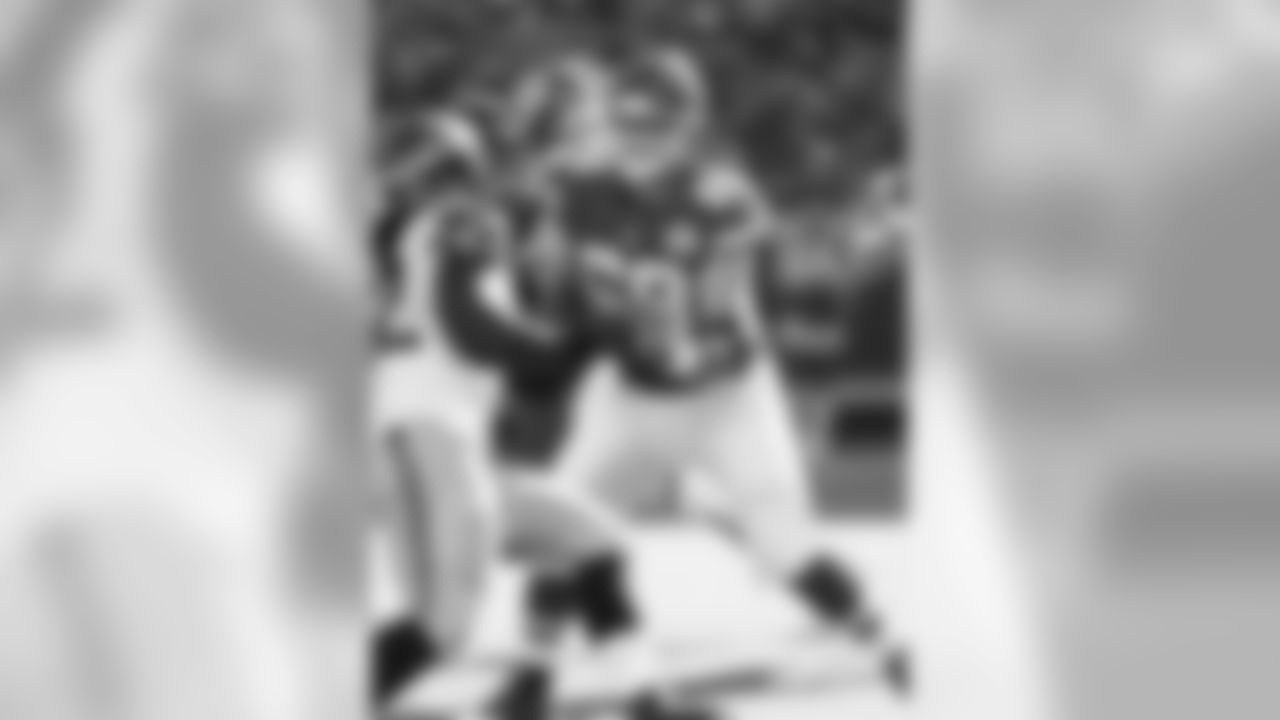 Kansas City Chiefs offensive lineman Reid Fragel (69) blocks Seattle Seahawks fullback Brandin Bryant (92) during the first half of the preseason game against the Seattle Seahawks at Arrowhead Stadium on Saturday, August 13, 2016.