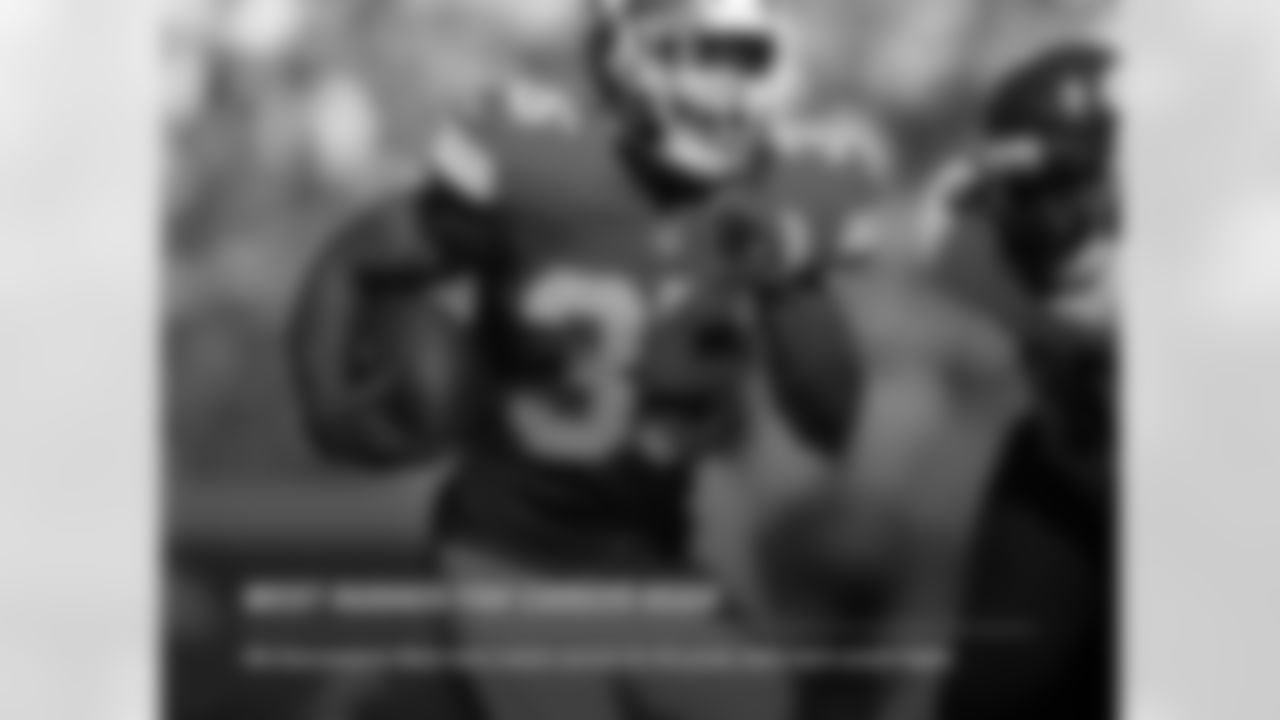 WEST RUSHES FOR CAREER HIGH: RB Charcandrick West had a seven carries for 31 yards, both mark career-highs.