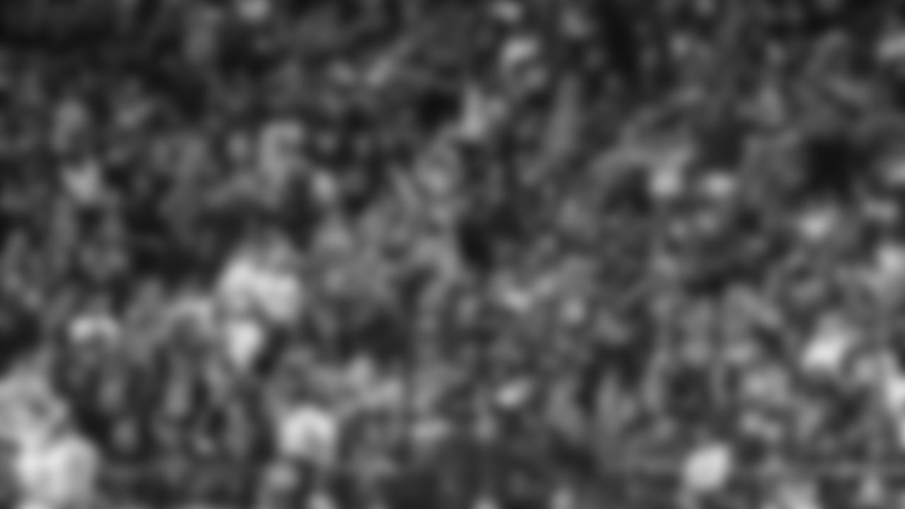 Kansas City Chiefs fans during an NFL football game against the Las Vegas Raiders at Allegiant Stadium in Las Vegas on November 14, 2021.