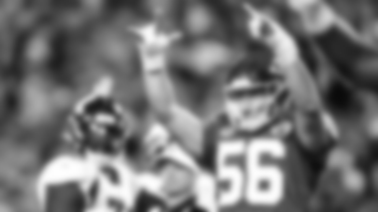 Kansas City Chiefs defensive end George Karlaftis (56) during the week six NFL football game against the Denver Broncos, Thursday, October 12, 2023 in Kansas City.