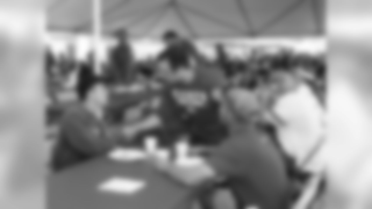 Chiefs Season Ticket Members were invited to attend a pancake breakfast prior to practice.