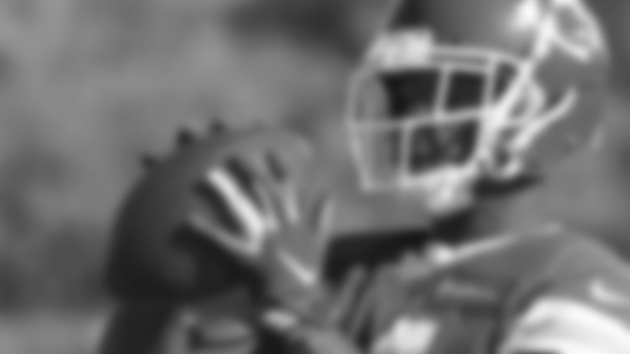 Kansas City Chiefs wide receiver Cornell Powell (14) during practice for week seven against the Tennessee Titans.