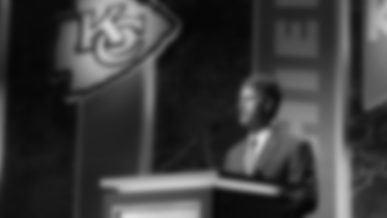 During the annual Kansas City Chiefs Kickoff Luncheon on September 1, 2022.