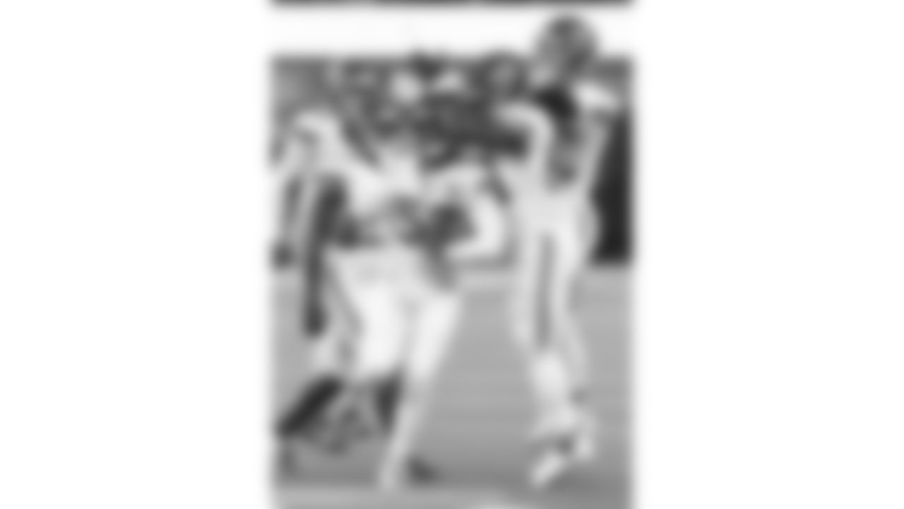 Kansas City Chiefs inside linebacker Anthony Hitchens (53) celebrates the interception with his teammates during an NFL football game against the Los Angeles Chargers on Thursday, December 16, 2021 in Los Angeles.