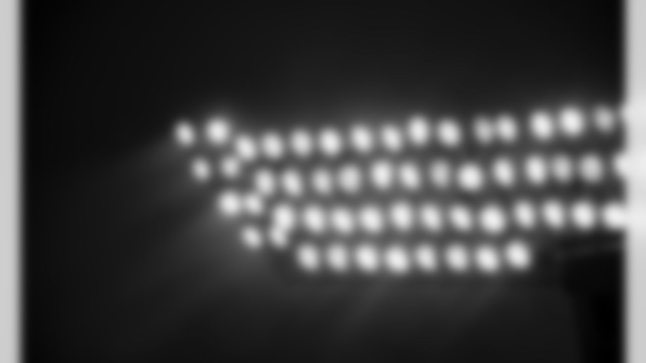 Arrowhead stadium lights during an NFL Football game against the Los Angeles Chargers, Sunday January 3, 2021 in Kansas City.