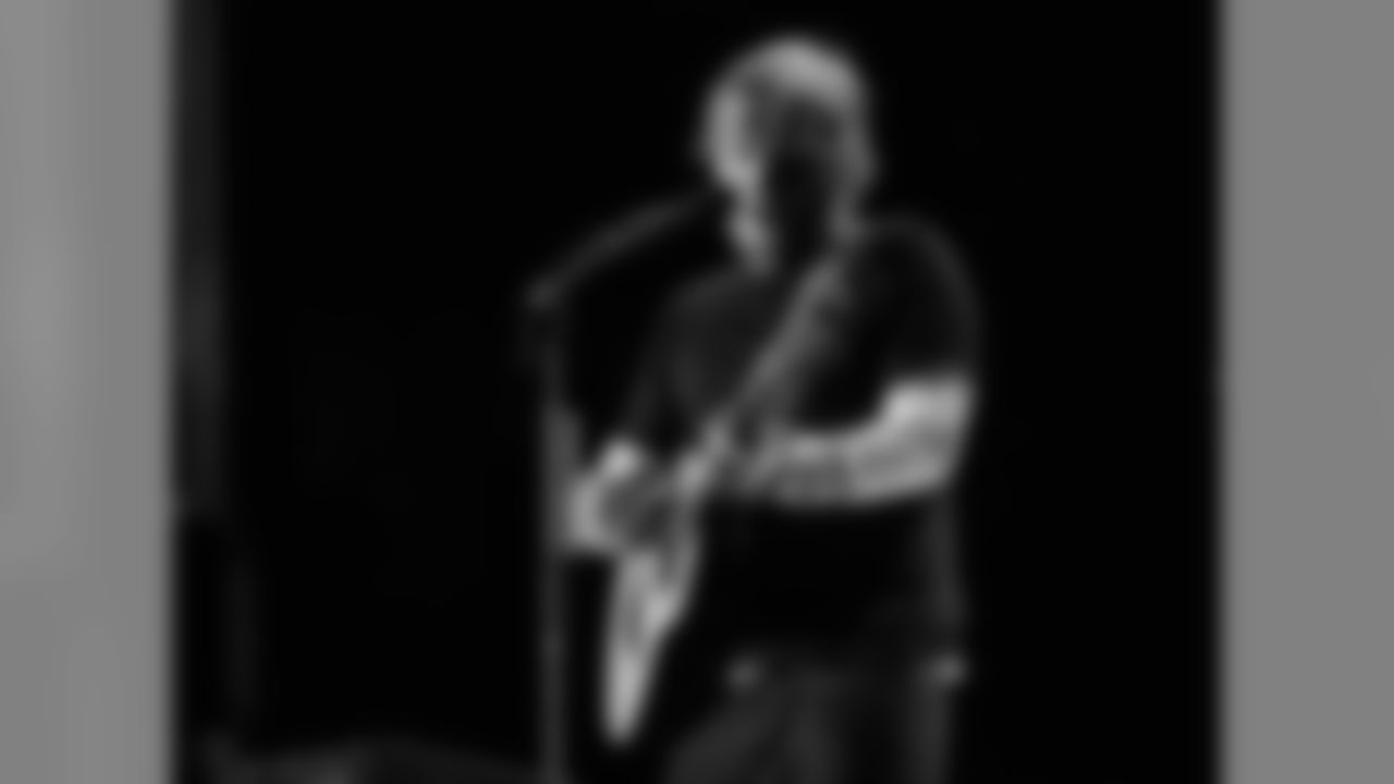 Ed Sheeran performing at Arrowhead Stadium during his 2018 North American Stadium Tour on October 13, 2018
