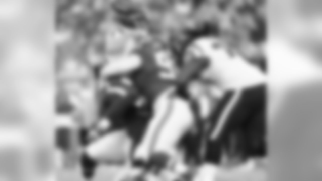 Tamba Hali forcing a crucial fumble during the Chiefs 17-16 victory on October 20, 2013 vs the Houston Texans