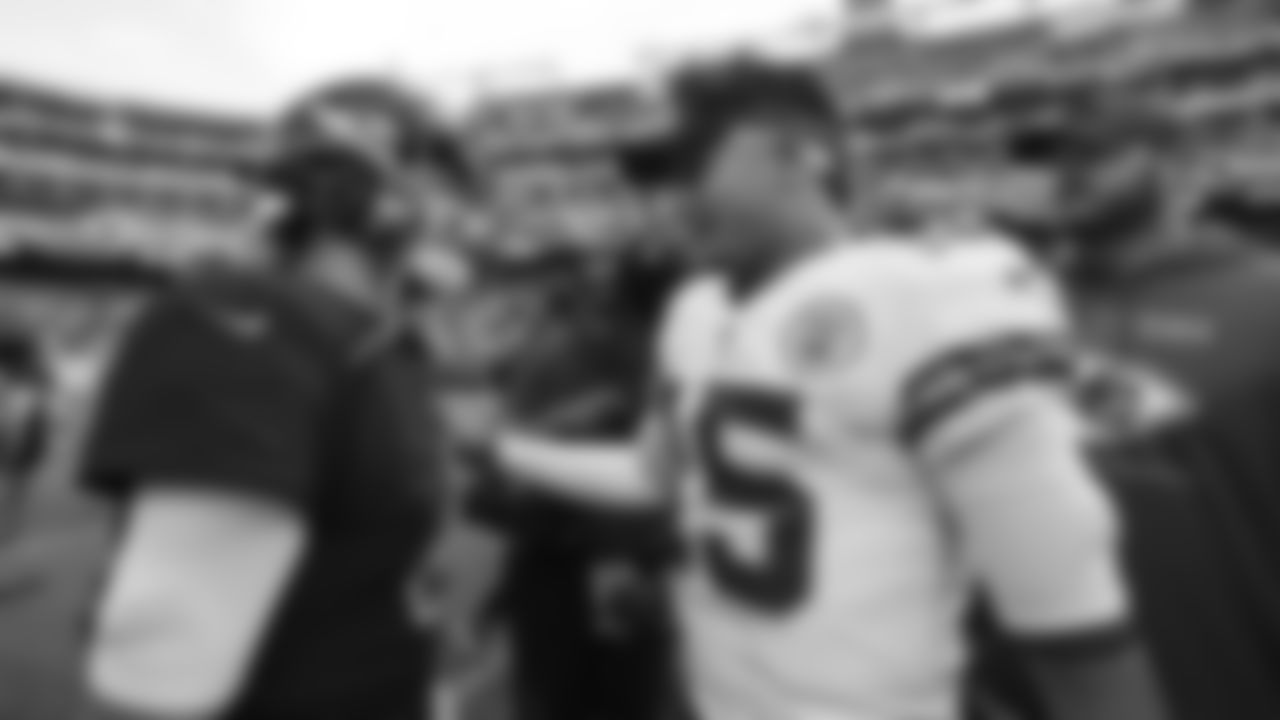 Kansas City Chiefs quarterback Patrick Mahomes (15) after an NFL football game against the Washington Football Team, Sunday, October 17, 2021 at FedExField.