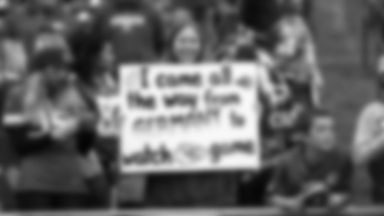 Kansas City Chiefs fans prior to an NFL football game against the Houston Texans, Sunday, December 18, 2022 in Houston.
