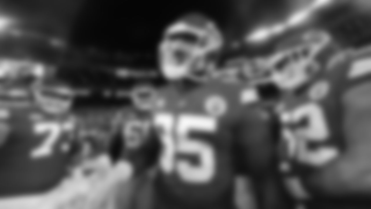 Kansas City Chiefs defensive tackle Chris Jones (95) prior to the NFL Week 4 matchup against the New York Jets at MetLife Stadium in East Rutherford, New Jersey on October 1, 2023.