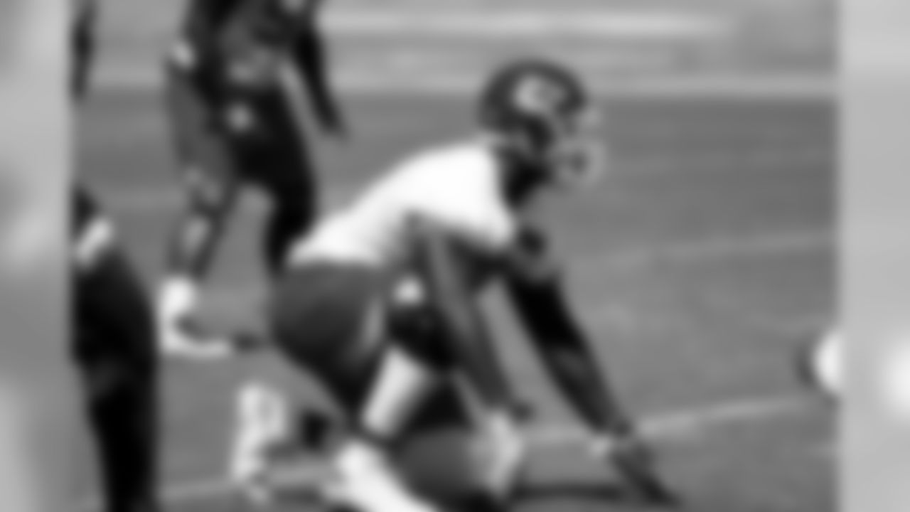 Kansas City Chiefs defensive tackle Chris Jones (95) during practice on 8/27/18