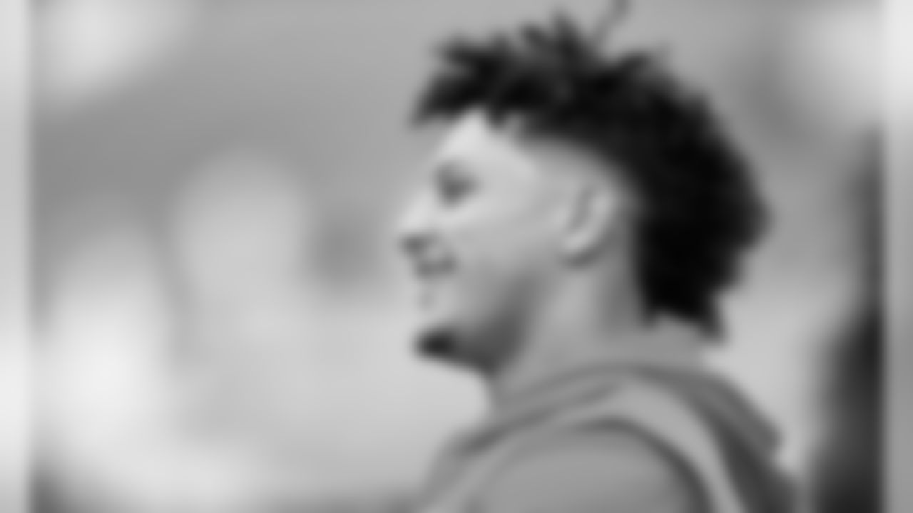 Kansas City Chiefs Quarterback Patrick Mahomes (15) before the game between the game between the Kansas City Chiefs and the Denver Broncos on October 17, 2019 at Empower Field at Mile High.