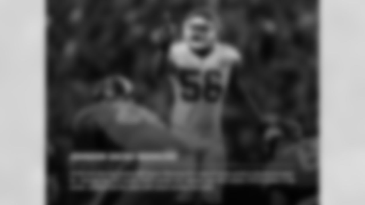 JOHNSON SACKS MANNING: LB Derrick Johnson sacked QB Peyton Manning for a loss of seven yards in the second quarter. Johnson has 3.0 sacks (-23.0 yards) this season and 25.5 sacks (-171.0 yards) in his career. Johnson led the team with seven tackles (six solo).