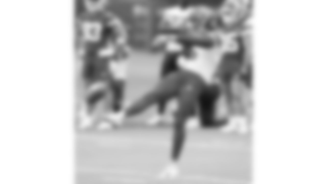 Kansas City Chiefs punter Tommy Townsend (5) during practice Thursday May 26th, 2022.