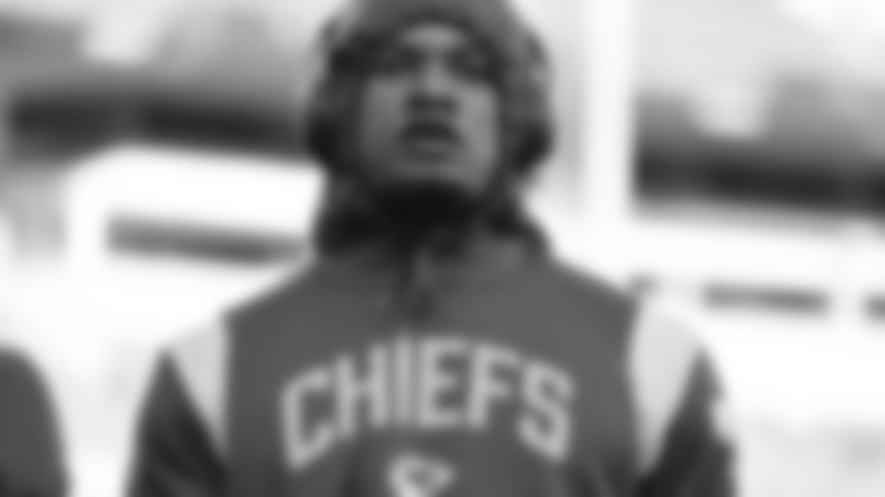 Kansas City Chiefs safety Bryan Cook (6) prior to an NFL football game against the Cincinnati Bengals, Sunday, December 4, 2022 in Cincinnati.