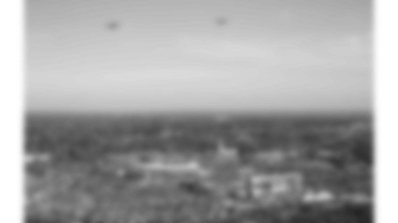 The flyover prior to an NFL football game against the Green Bay Packers, Sunday, November 7, 2021 in Kansas City.