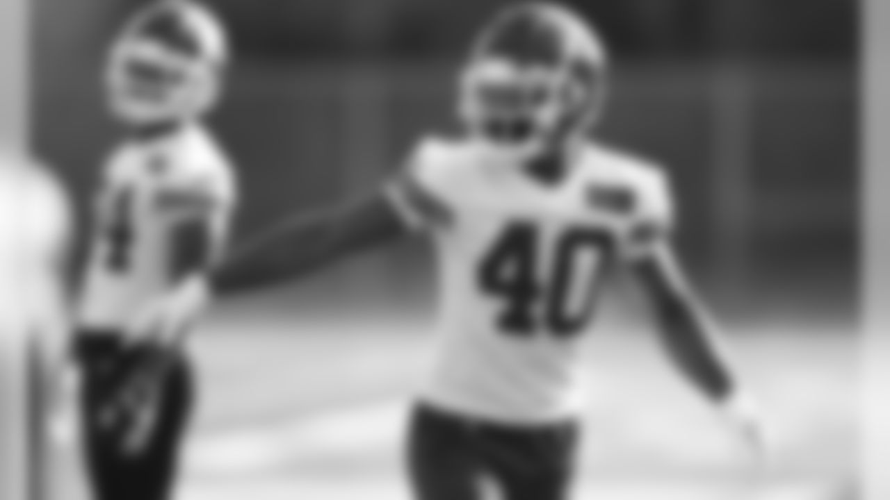Kansas City Chiefs Cornerback Rodney Clemons (40) during practice on Thursday at The University Of Kansas Training Facility on August 7, 2020.