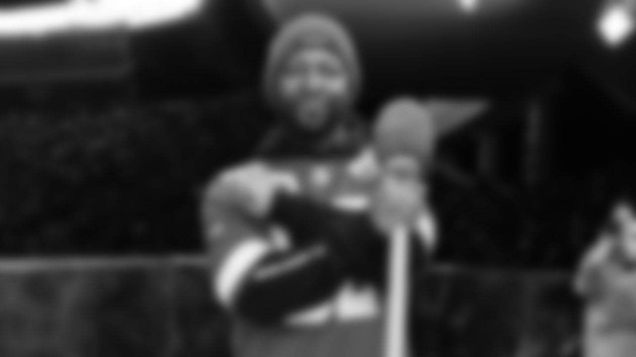 Former Kansas City Chiefs wide receiver Dante Hall as the Dipardo recognition during the wild card playoff football game against the Pittsburgh Steelers, Sunday, January 16, 2022 in Kansas City.