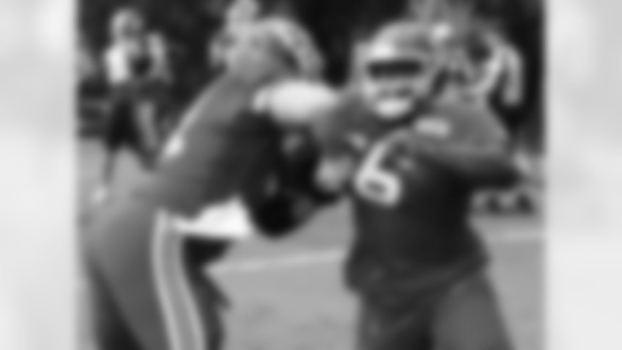 Kansas City Chiefs offensive guard Kahlil McKenzie (66) during practice 7/29/18 at Chiefs Training Camp at Missouri Western State University in St Joseph, Missouri