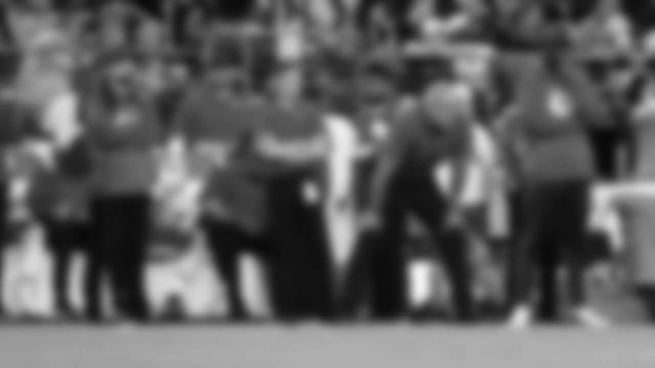 Kansas City Chiefs sideline during the Week 2 game against the Baltimore Ravens at M&T Bank Stadium on September 19, 2021